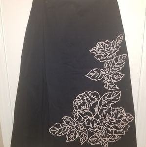 A-line beaded skirt